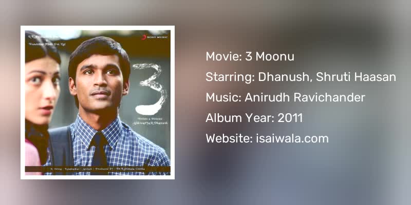 3 Moonu Songs Download