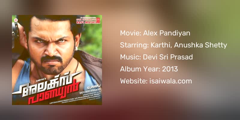 Alex Pandiyan Songs Download