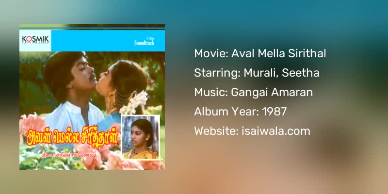 Aval Mella Sirithal Songs Download