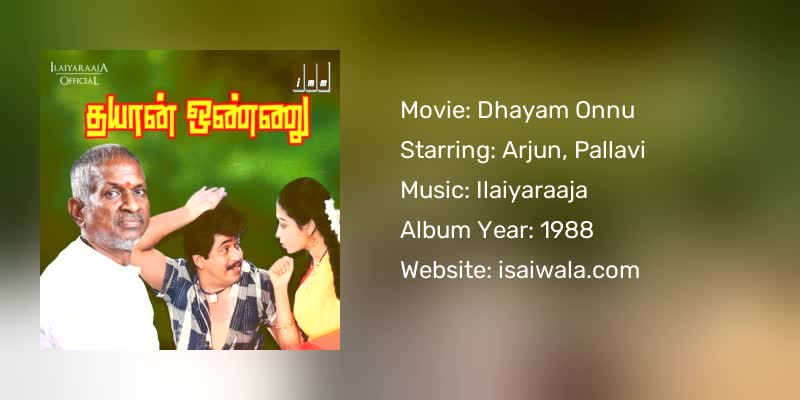 Dhayam Onnu Songs Download