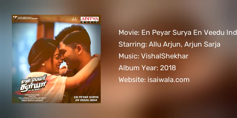 En Peyar Surya En Veedu India Songs Download