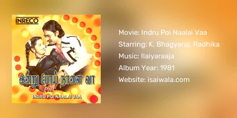 Indru Poi Naalai Vaa Songs Download
