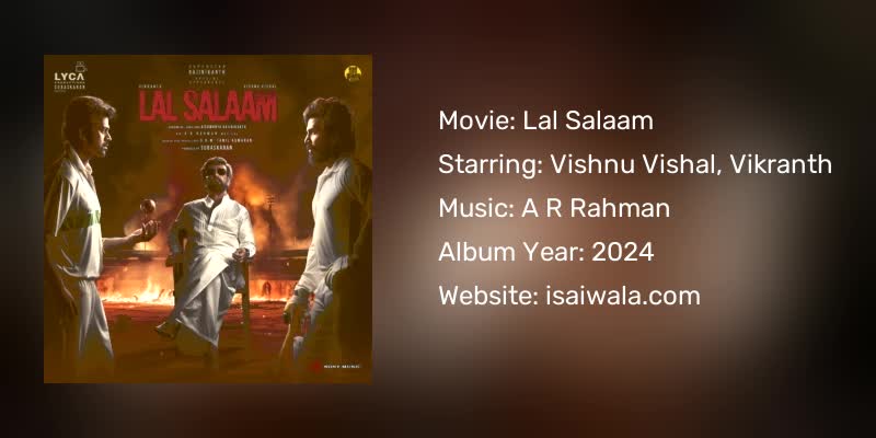 Lal Salaam Songs Download