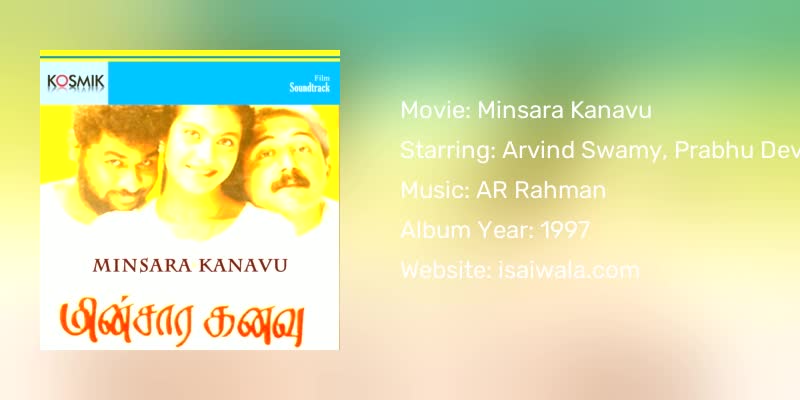 Minsara Kanavu Songs Download