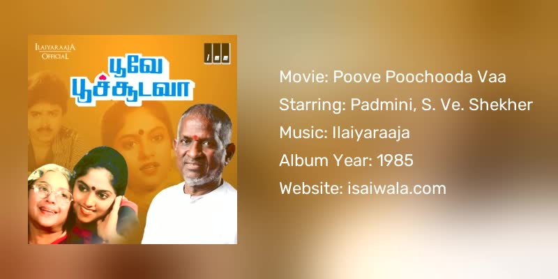 Poove Poochooda Vaa Songs Download