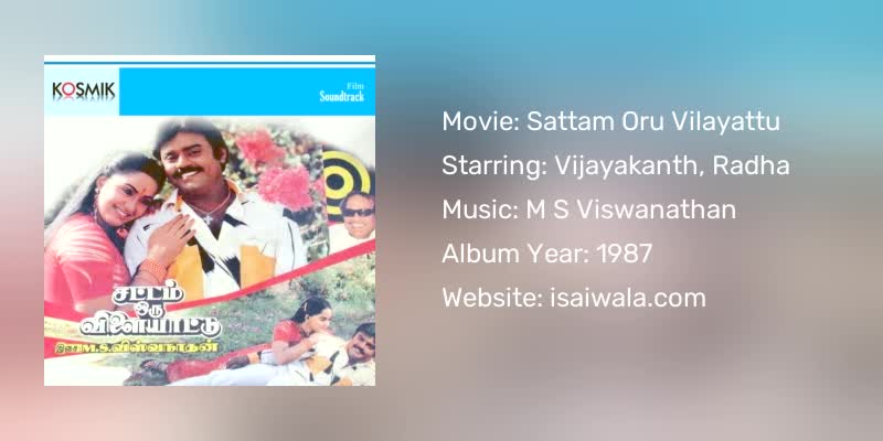Sattam Oru Vilayattu Songs Download