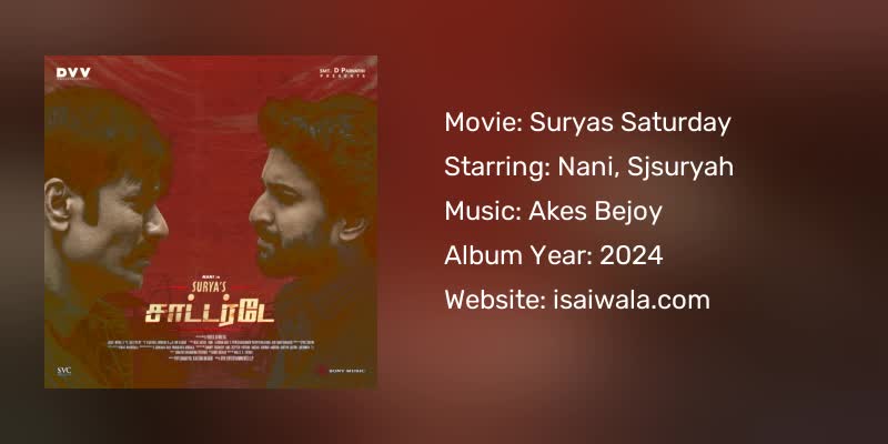 Suryas Saturday Songs Download
