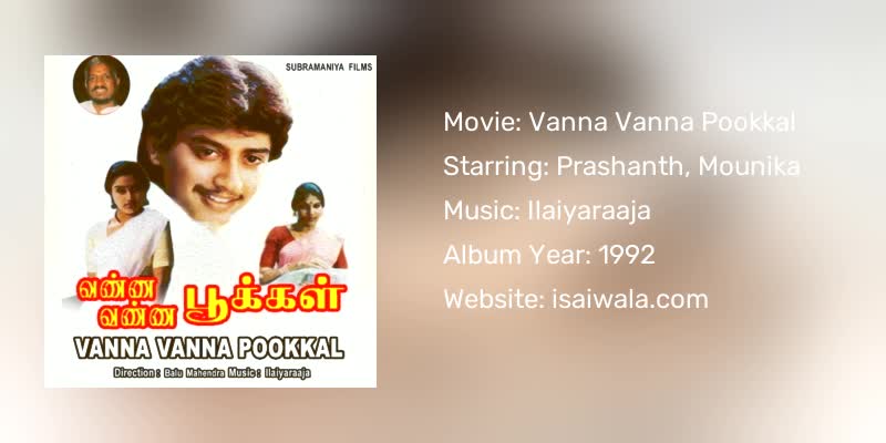 Vanna Vanna Pookkal Songs Download