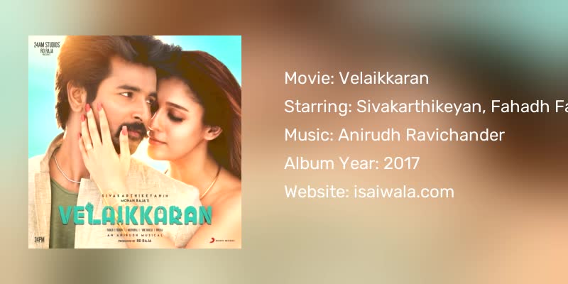 Velaikkaran Songs Download
