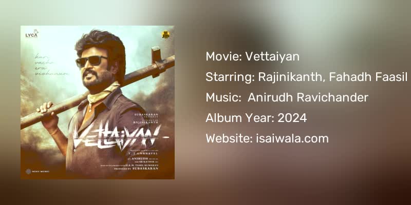 Vettaiyan Songs Download